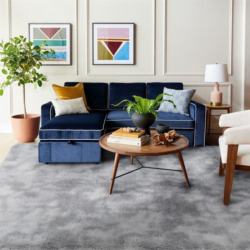 Round Herrman Area Rug, Rectangle 92 x 153cm