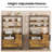 Mandip 31.5”W 1-Drawer File Cabinet With Lock And Sliding Open Storage Shelf-1965632258