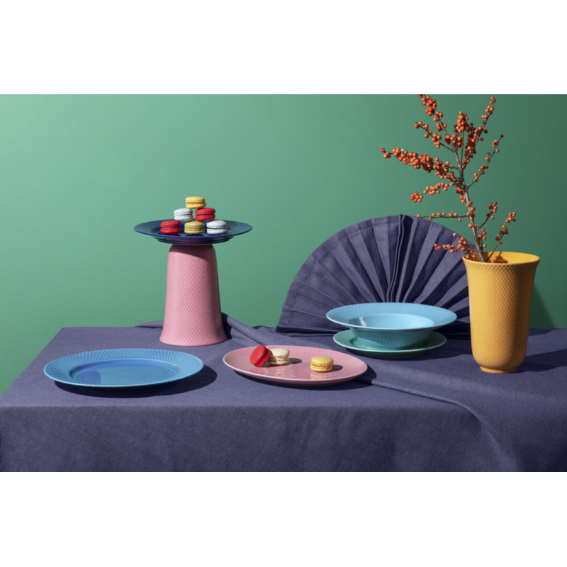 Table Vase, Yellow, 7.9" H x 5.3" W x 5.3" D