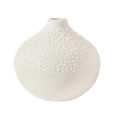 Pearl Stoneware Mini Vase - 2.6"