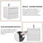 Atoli Single Vanity with Drop In Resin Basin-1176645884