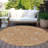 Clara Orange Washable Indoor-Outdoor Rug - -1925237007