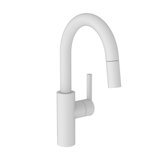 East Linear Single Handle Pull Down Bar Faucet