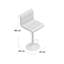 Kristopher Swivel Upholstered Adjustable Height Counter Stool with Metal Frame-16638467