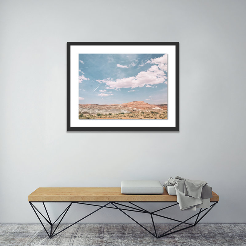 Desert Skies Print by Amy Humphries, Black