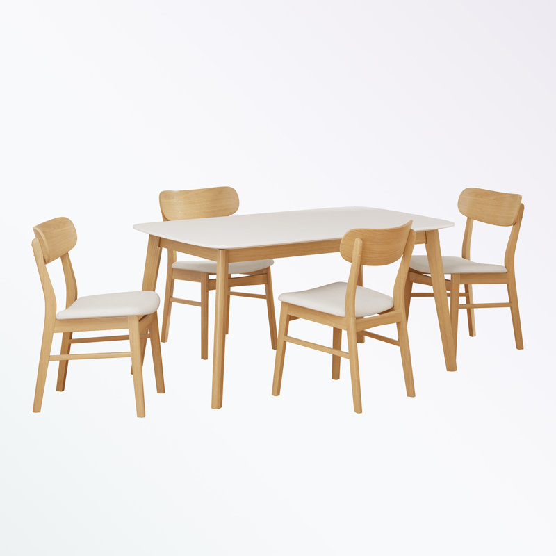 5 - Piece Dining Table Set, Beige