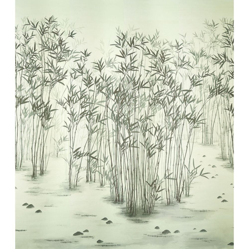 Ensemble de panneaux Kanji Sisal, Encre