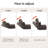 Floor Chair With Back Support For Adults Adjustable 14 Positions Video Game Chairs Foldable Floor Lounger With Pillow-1076581429