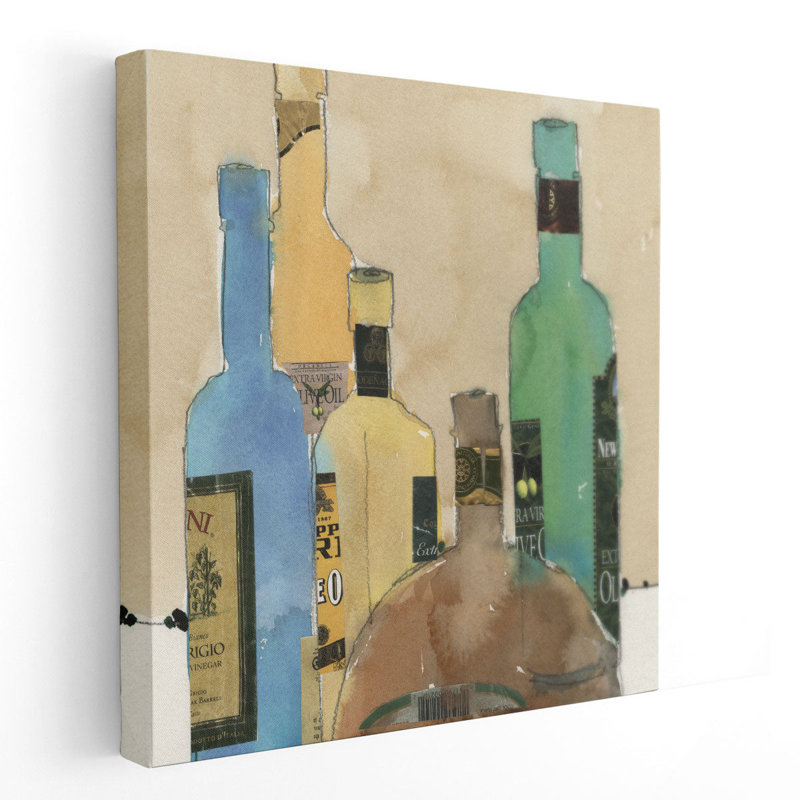 Huile et vinaigre III - reproduction d'art sur toile, H 12 po x l 12 po