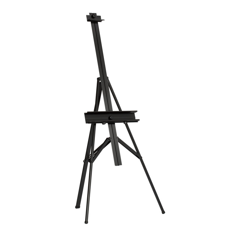 Black Adjustable Aluminum Studio Easel