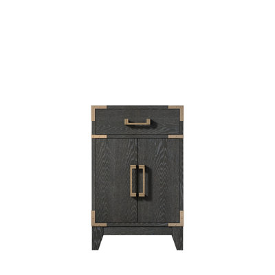 Black Oak Single Bath Vanity 20 In. W X 18 In. D