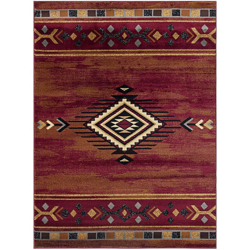Traditional Southwest Area Rug, Rectangle 5'3" x 7'3"