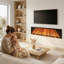 Electric Fireplace For Recessed Or Wall Mount Installation-1448207553