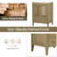 Meuble-lavabo de style naturel 24 po, lavabo en céramique, armoire de porte, structure solide, grand compartiment de rangement, grand rangement facile à assembler, à assembler