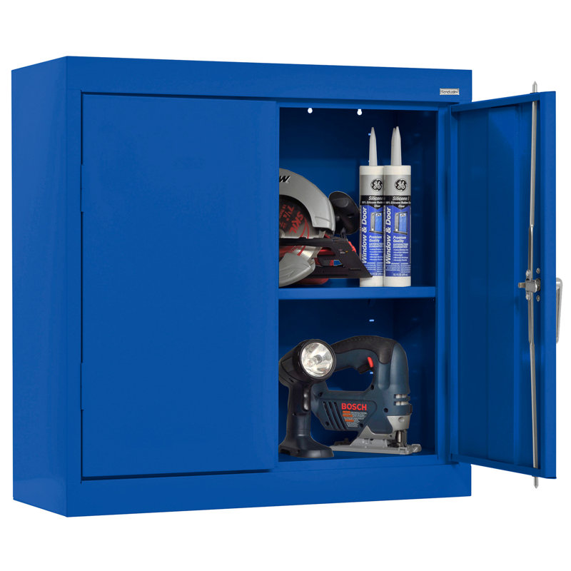 Steel Single Storage Cabinet ( 26'' H x 30'' W x 12'' D), Blue