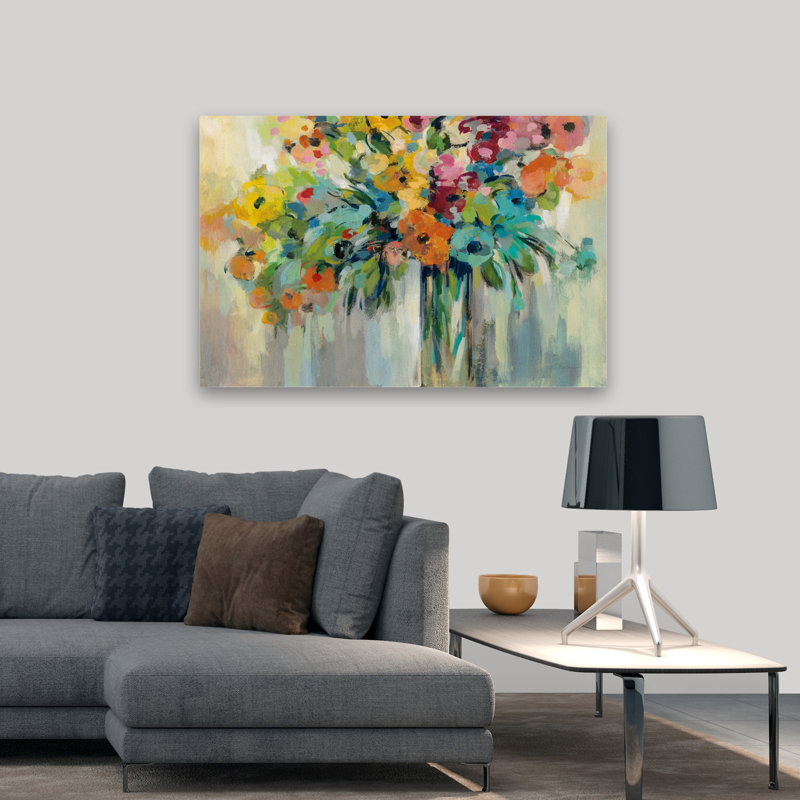 Bouquets de fleurs - Nuage de fleurs, H 32 po x l 48 po