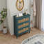 Armoire 3 tiroirs, rotin naturel, mobilier américain - standard