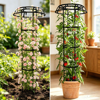 Treillis de jardin en métal 53 po