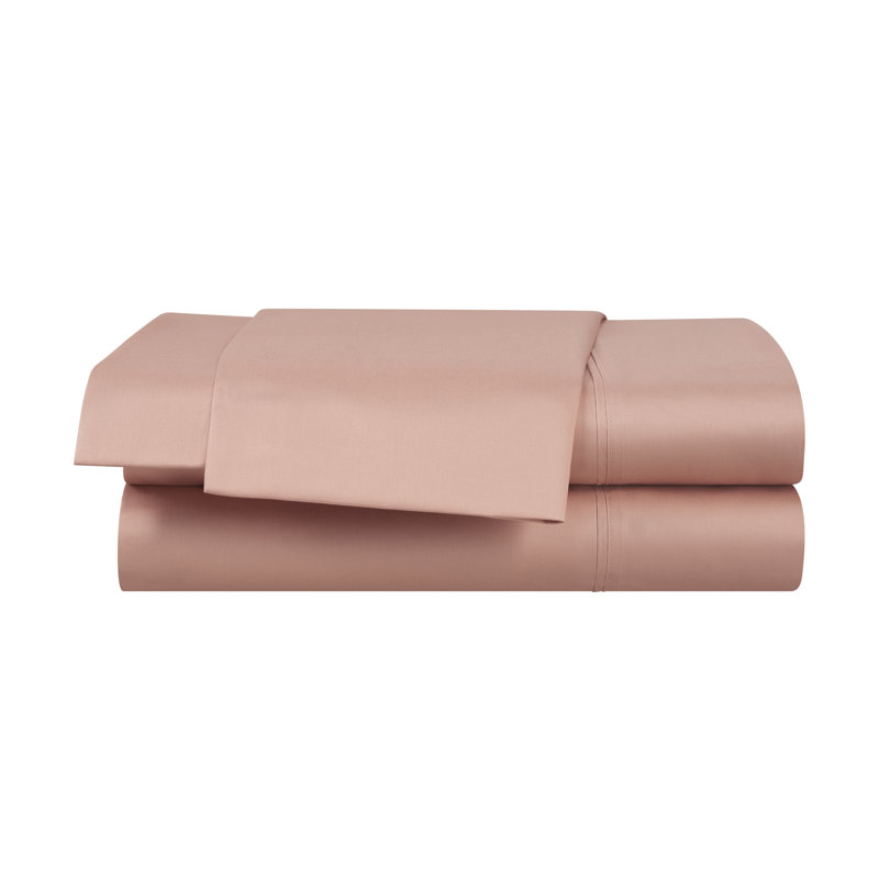 Martex Restore Solid - Soft, Breathable, Cotton Blend, Temperature Regulating, King Sheet Set with 2 Pillowcases, Clay