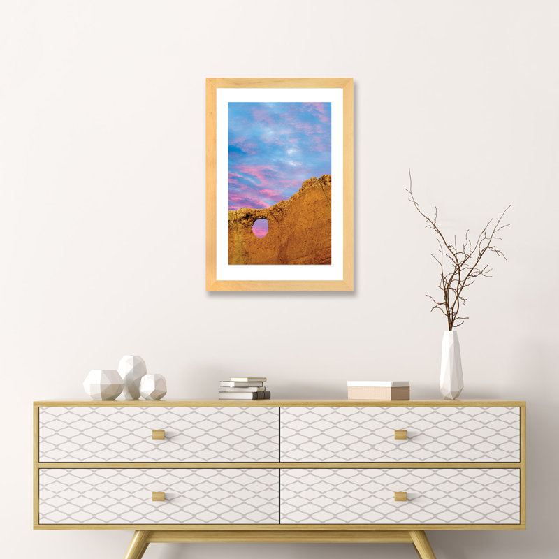 «Arch View», reproduction de photo encadrée, Papier bois naturel, H 16 po x l 24 po x P 1 po