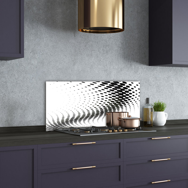 50cm W x 100cm L Glass Peel and Stick Panel