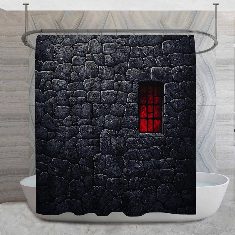 Rideau de douche Castle, H 93 po x l 70 po