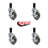 Polyurethane Expanding Caster with Brake-88885066