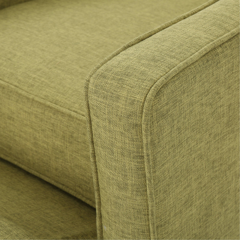 Canapé inclinable en tissu Mid-Century, Vert