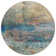 Machine Washable Indoor/Outdoor Xhevrie Teal Rug
