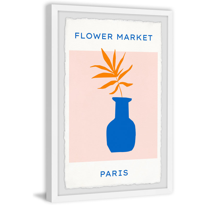 Paris Flower Market by Marmont Hill - Single Picture Frame Painting, 30cm H x 20cm W