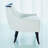 Boomerang Chair-White Leather-24450969-24450970