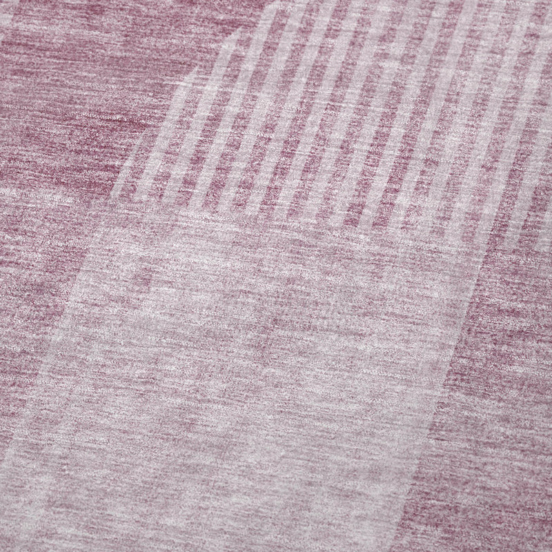 Jeté art déco Addison Sherpa ASB711, Rosé