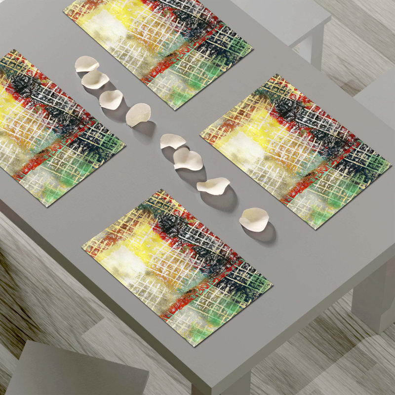 Napperon abstrait en polyester