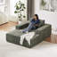 Chaise longue en velours côtelé 75 po avec dossier Zain-1647979095