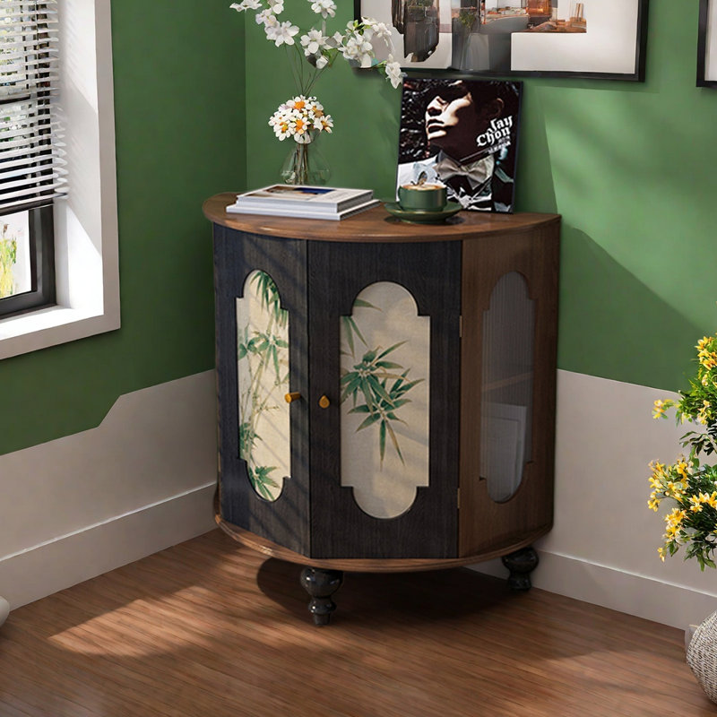 Armoire d'entrée moderne en bois robuste