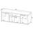Atilana Manufactured Wood Entertainment Center with Adjustable Shelves (Set of 3)