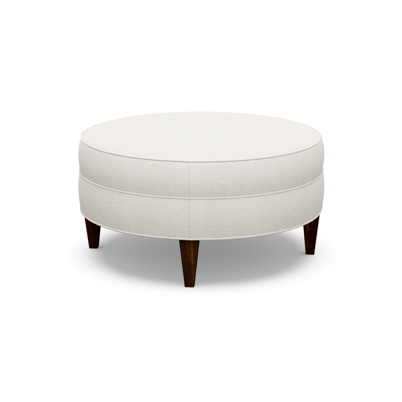 Round Ottoman, 5246-80, Walnut