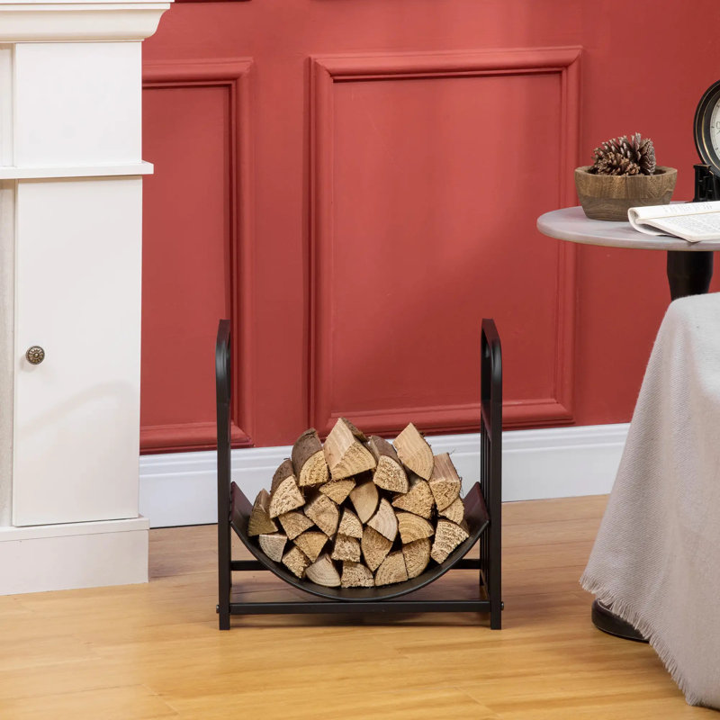 42cm W Metal Log Rack