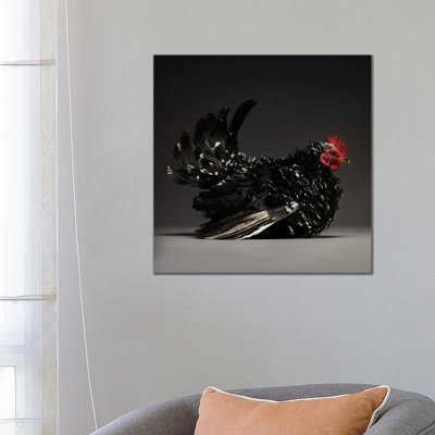 Japanese Bantam by CHICken - Wrapped Canvas Print