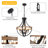 Kortney 5 - Light 16.5" Wide Dimmable Empire Chandelier for Entryway Foyer Bedroom Hallway-1725508635
