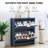 16 Pair Shoe Storage Cabinet With 2 Flip Drawers-697496962