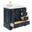 Meuble-lavabo simple avec plateau Abshire 37-93359451