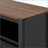 Sideboard With Sliding Barn Door And Mesh Panels,Farmhouse Buffet With Open Storage,Suitable For Living Room, Hallway, Balcony,Kitchen, Office-412624248