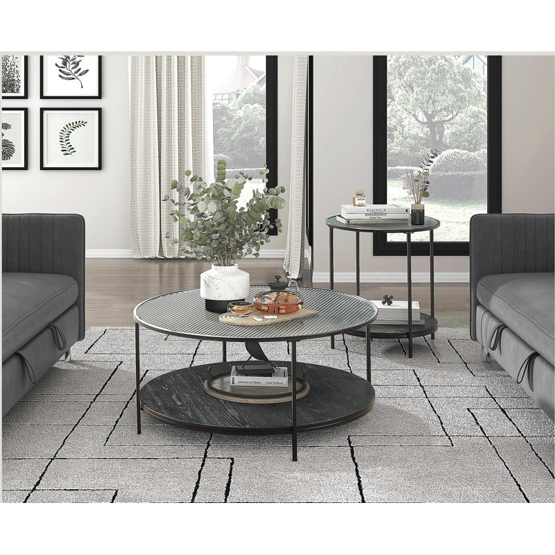 Ensemble de tables d'appoint 2 pièces Modern