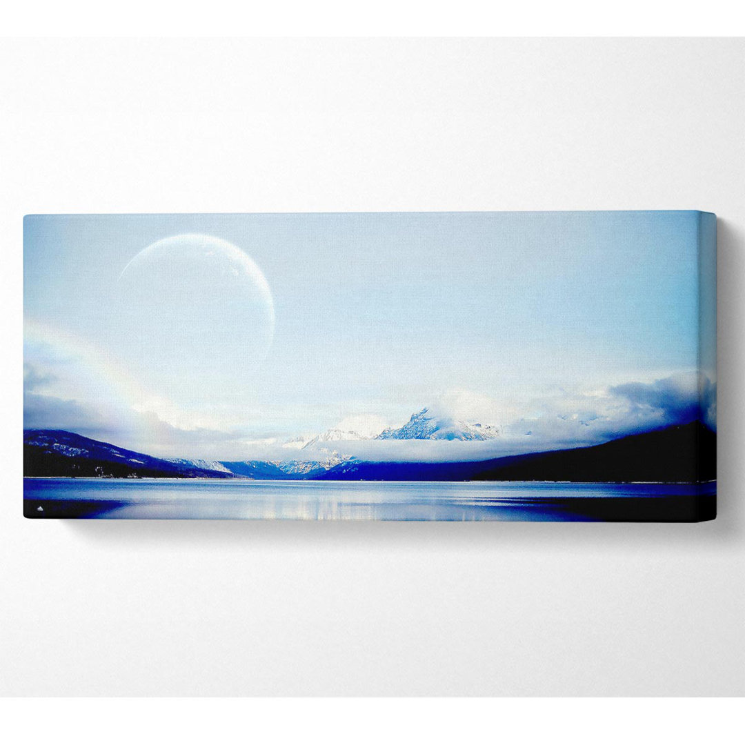 Planet Landschaft Panoramaleinwand