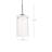 Verona 1 - Light Brushed Nickel LED Single Pendant-64112536