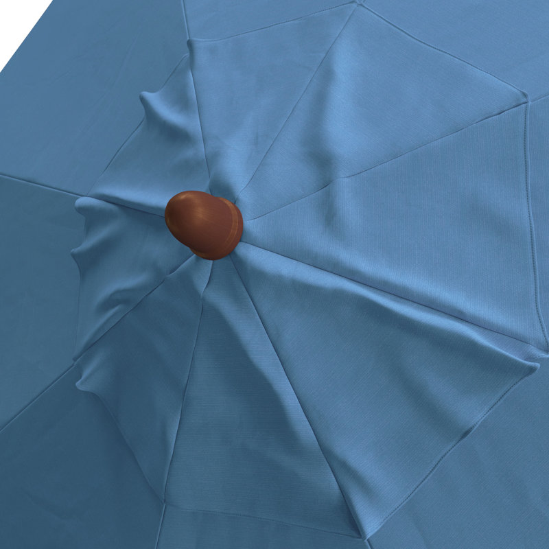 Parasols de marché 9 pi Jimerson, Canvas Cyan Sunbrella® Canvas