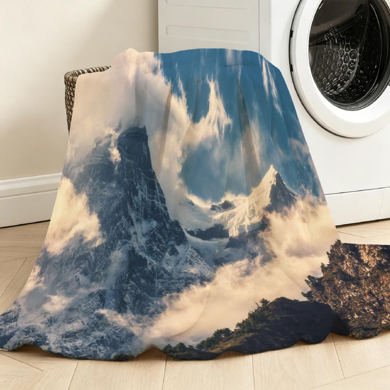Jeté en molleton blanc ultra doux, Throw 30" x 40"