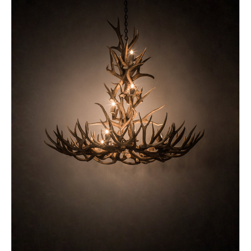 Rustic Lodge 12 - Light Chandelier
