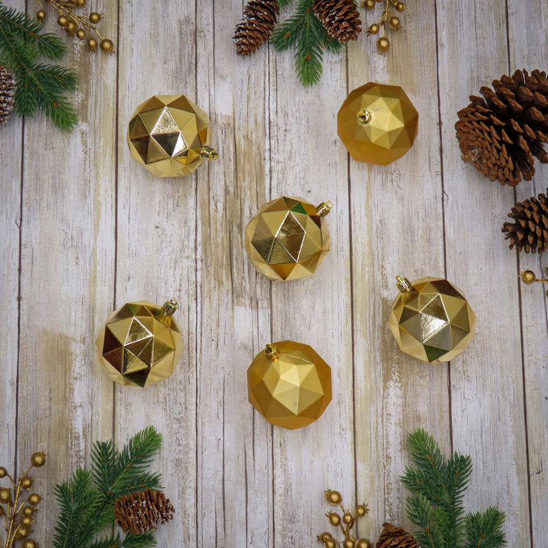 Ornements incassables The Holiday Aisle® 6 pièces, Or